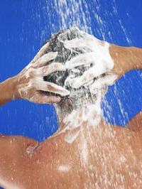 tankless water heating provides hot shower, Boston, Brook Farm MA